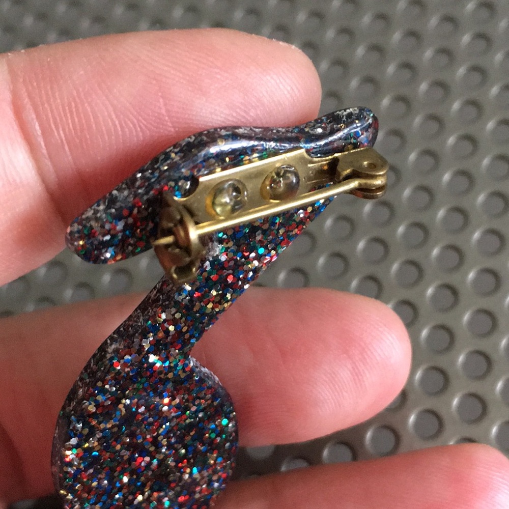 🖤Music note Vtg brooch - Picture 6 of 7